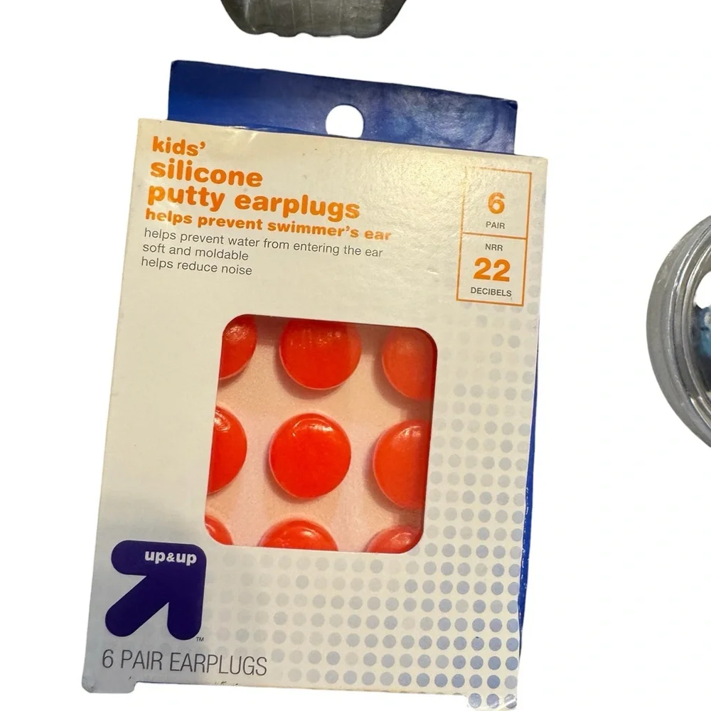 Lot of 4 Child/Youth & Kids‎ Swim Masks-Goggles and Ear Plugs NEW
